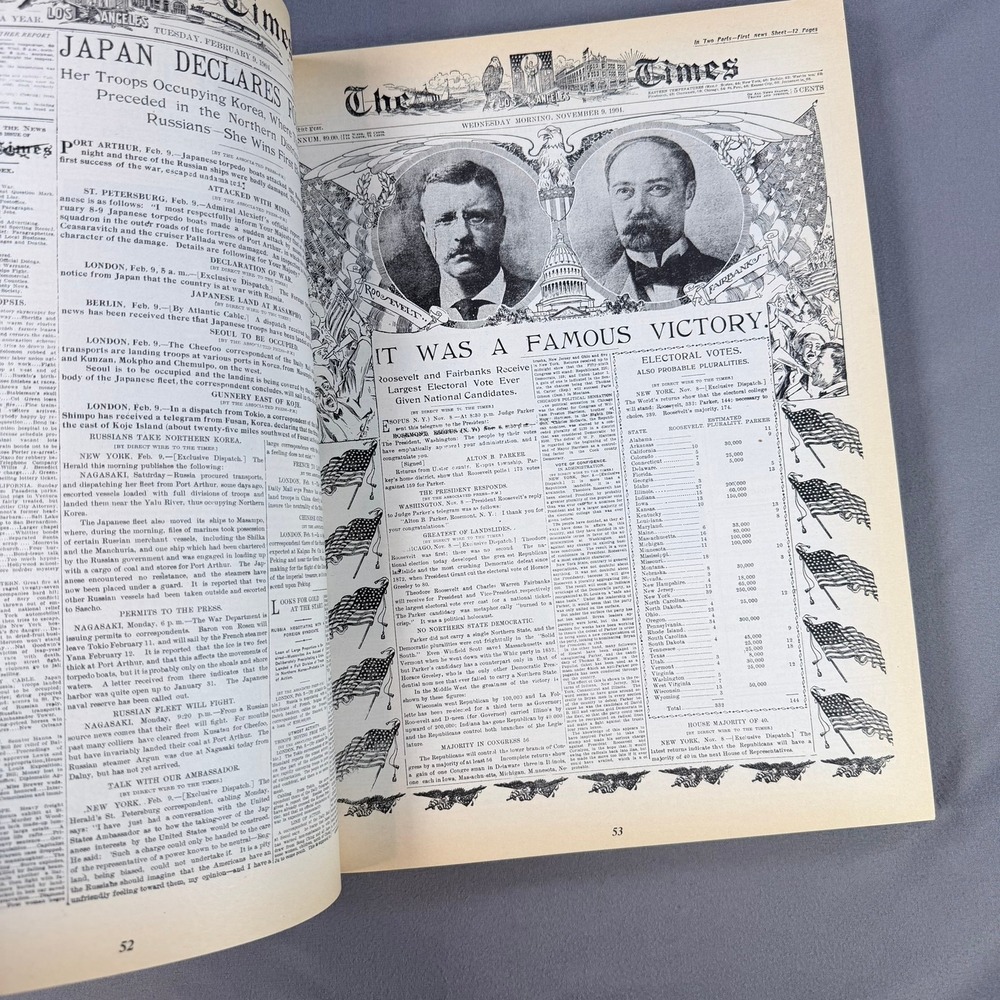 LA Times Front Page 100 Years 1881-1981 Hardcover 1981 First Ed History Book - Picture 4 of 6